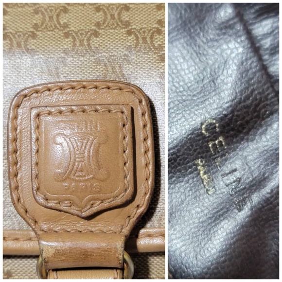 Authentic CELINE Macadam PVC Leather Pouch/Clutch - Picture 6 of 14